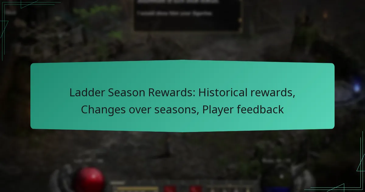 Ladder Season Rewards: Historical rewards, Changes over seasons, Player feedback