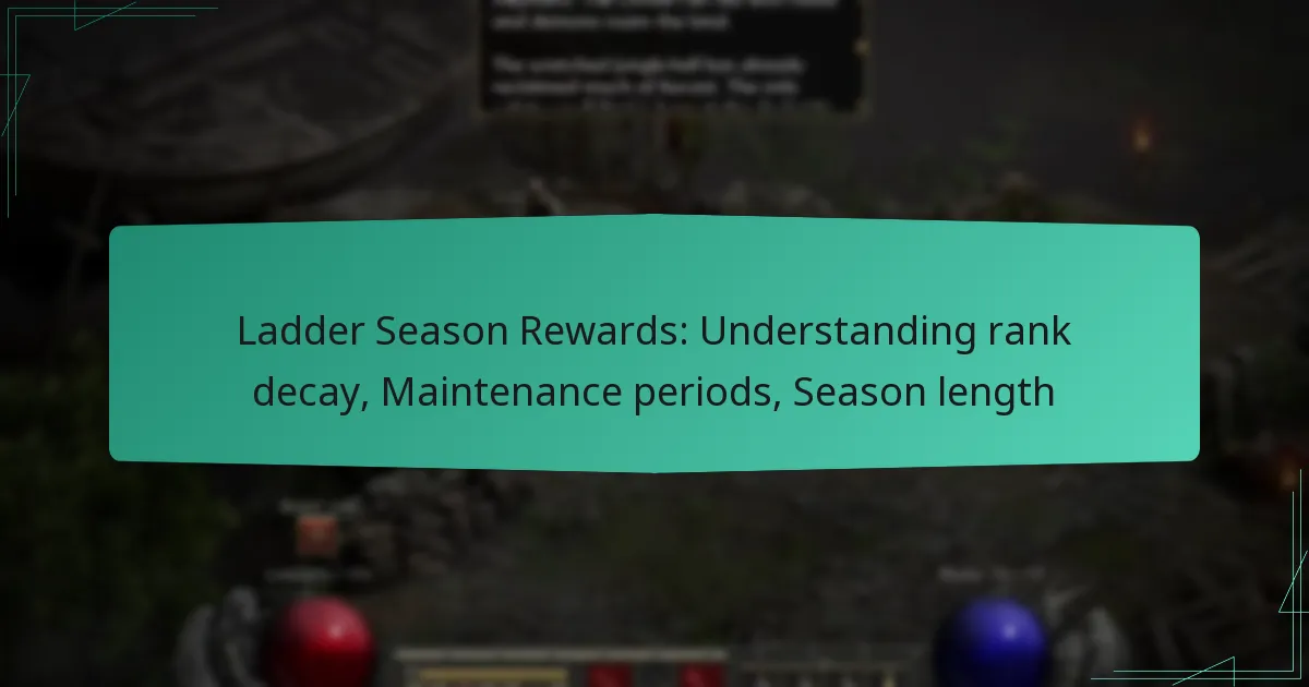 Ladder Season Rewards: Understanding rank decay, Maintenance periods, Season length