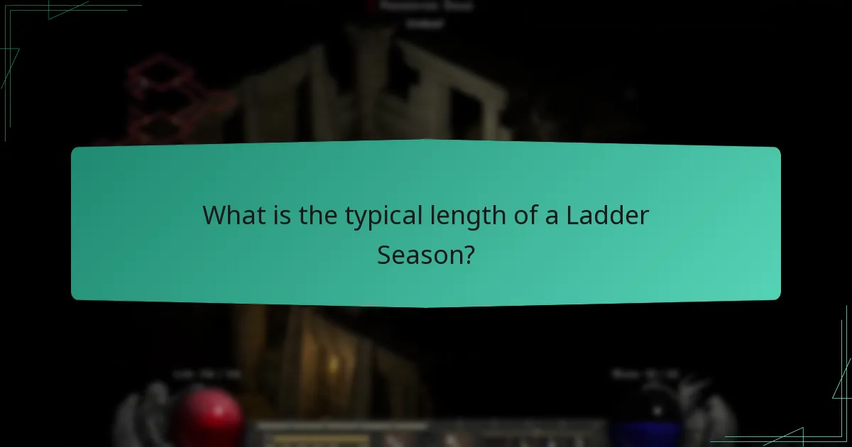 What is the typical length of a Ladder Season?