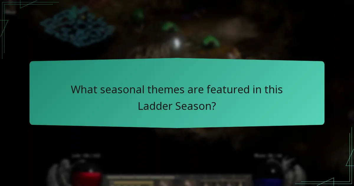 What seasonal themes are featured in this Ladder Season?