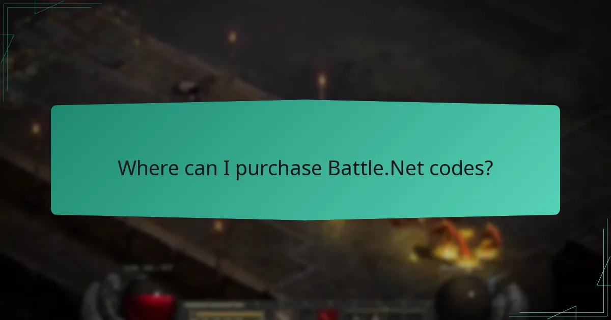 Where can I purchase Battle.Net codes?
